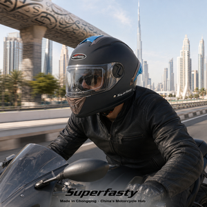 Caschi per Moto in Materiale ABS Personalizzati, Impermeabili per Uso in Tutte le Stagioni, Prodotti in Cina - Product Image 3