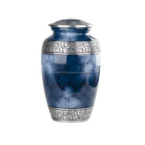 Urnas de Cremación de Metal Grabadas y con Fuego Rojo Personalizadas al por Mayor para Cenizas Humanas y de Mascotas Adultas, Artículos Funerarios - Product Image 2