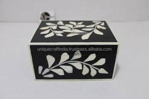 Unique Design Handmade Mother of Pearl <b>Box</b> Rectangle MOP Inlaid Jewelry <b>Box</b> for Accessories and Decor - Product Image 3