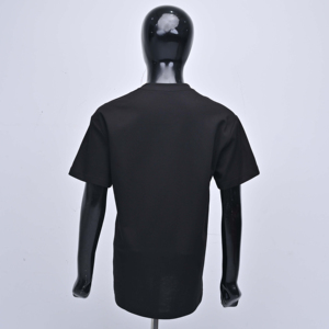 เสื้อยืดคอกลมปักเลื่อมลายมิกกี้เม้าส์สีดำทรงปกติสำหรับผู้ใหญ่ แขนสั้น ผ้าเจอร์ซีย์ 100% คอตตอน - Product Image 3