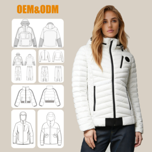 <b>Quilted</b> Winter <b>Jacket</b> Women Full Sleeve Solid Color Polyester Wadding Zipper Closure Thick Warm Coat - Product Image 1