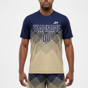 เสื้อฟุตบอลคุณภาพพรีเมียมสำหรับผู้ชาย เนื้อผ้าเบาสบาย ระบายอากาศได้ดี สวมใส่สบาย เหมาะสำหรับการฝึกซ้อมและการแข่งขันระดับมืออาชีพ - Product Image 3