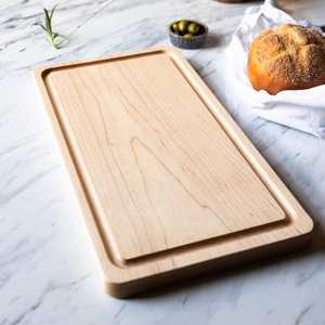 Planche à découper artisanale en teck, vente en gros, sur mesure, pour cuisine et restaurant - Product Image 1