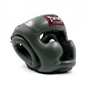 Protection de tête double personnalisée OEM, professionnelle, légère, écologique, de qualité supérieure, en cuir de vachette 100% véritable, couleurs personnalisées - Product Image 5