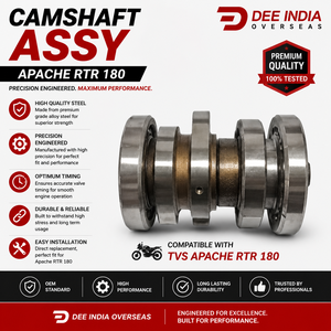 <b>Motorcycle</b> Camshaft <b>Assembly</b> for TVS Apache RTR 180 <b>Engine</b> Valve Timing High Performance Replacement Spare Part - Product Image 2