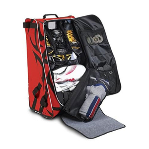 Custom Logo Printed Nylon Ice Hockey Bag with Strong <b>Strap</b> 50-70L Capacity Shoulder <b>Carry</b> Stylish Design - Product Image 3