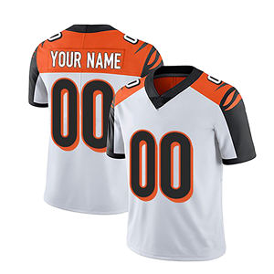 Maillot d'entraînement de football américain unisexe imprimé sur mesure de haute qualité - Respirant, grande taille, manches courtes, antibactérien, séchage rapide - Product Image 1