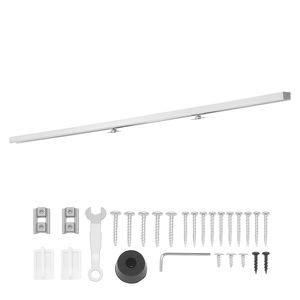 Kit Binario per Porta Scorrevole a Scomparsa da 175 cm con Meccanismo di Chiusura Lenta e Silenziosa per Sistema Scorrevole - Product Image 1