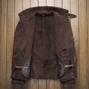 Chaqueta de Cuero Premium con Cuello de Piel Desmontable, Cómoda y Lujosa, Moda de Invierno, Suministro al por Mayor - Product Image 6