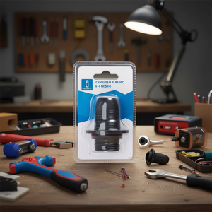 Base per Lampada E14 Nera, Caschetto in Plastica, Materiale da Costruzione - Product Image 3