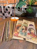 Bâtons d'encens naturels faits à la main à la rose, encens d'intérieur pour la maison, hygiène domestique, aromathérapie, encens organique persistant pour le Bouddha