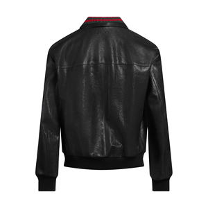 Blouson Bomber Unisexe Oversize en Coton à Col Montant, Style Universitaire, Design Unique avec Broderie Frontale, Style Urbain Hiver - Product Image 4