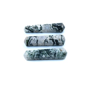 Precio de fábrica, alta calidad, curación espiritual, piedra de cristal, Ópalo, punto de torre doble, punto de obelisco curativo - Product Image 4