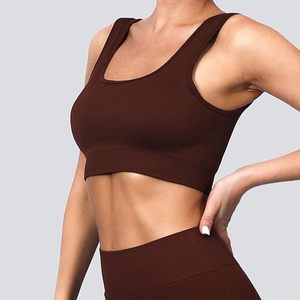 Ensemble de vêtements de sport pour femmes, leggings de fitness tendance avec soutien moyen, soutien-gorge de sport, yoga, gym, entraînement - Product Image 2