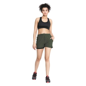 กางเกงขาสั้นออกกำลังกายแบบหลวม2022เอวยางยืดระบายอากาศได้ดีมีคุณสมบัติสำหรับฝึกซับเหงื่อ - Product Image 4