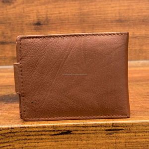Handmade Simple Design Custom Vintage Real Genuine Leather RFID Blocking Bifold <b>Wallet</b> for Men's Multiple ID <b>Card</b> Holder <b>Wallet</b> - Product Image 5
