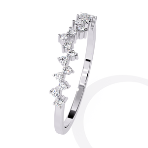 Pulsera de Diamantes en Oro Blanco para Mujer, Corte Brillante Redondo, Certificado GIA, Color D Natural, Joyería Clásica para Boda - Product Image 2