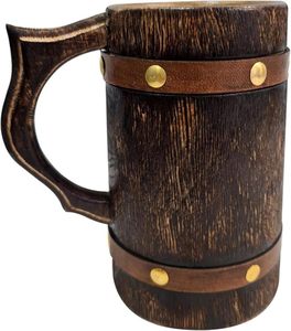 Fabrication de tasses en bois écologiques faites à la main, tasse à boire en bois naturel pour la maison, disponible - Product Image 2