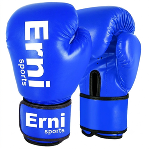Gants de boxe MMA en cuir véritable 14oz/12oz/16oz, logo personnalisé OEM, entraînement professionnel, sparring, légers, respirants, vente en gros - Product Image 4