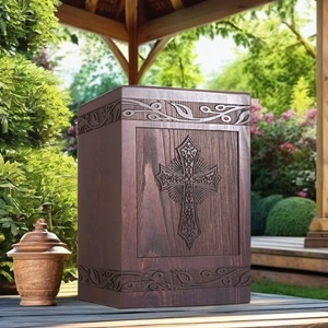 Luxury Collection Wooden Cremation <b>Memorial</b> Urn Ash Holder Featuring Exceptional Craft Quality And Natural Warmth - Product Image 5