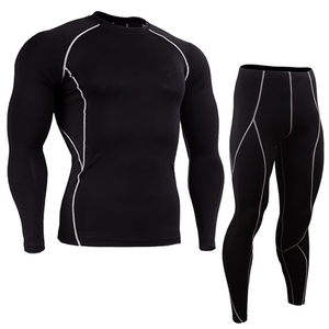 Conjunto Deportivo de Compresión para Hombre, para Gimnasio, Fitness, Running, Secado Rápido, Absorbe el Sudor, Ligero - Product Image 2