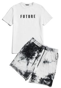 Conjunto de camiseta y pantalones cortos de marca unisex lavados con ácido personalizados, conjunto de dos piezas de gran tamaño en blanco, pantalones cortos y camisetas para hombre, Colección Bangladesh - Product Image 6