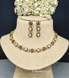 Mekandi Moissanite ชุดสร้อยคอ SKU 216 sl/ D-4 - Product Image 3