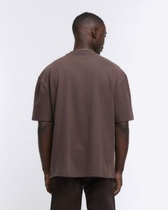 T-shirts imprimés personnalisés coupe ample avec logo – 100 % coton – Style streetwear oversize pour hommes – Grande vente - Product Image 3