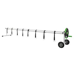 Avvolgitore per Copertura Piscina in Alluminio con Capacità di Carico 60kg (Scanalatura 1,6m 5 Sezioni Verde) - Product Image 3