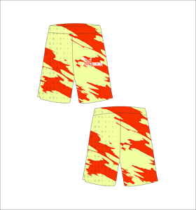 Custom Yellow <b>Red</b> Pattern Basketball <b>Shorts</b> <b>Men</b> Breathable Mesh Athletic <b>Shorts</b> Summer Sportwear With Logo Printed Wholesale - Product Image 1