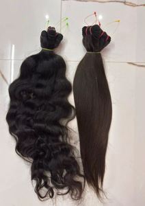 Extensions de cheveux indiens bruts de qualité supérieure, extensions de cheveux indiens en vrac, extensions de cheveux à clipser pour usage quotidien, cheveux humains légers et confortables à porter - Product Image 6