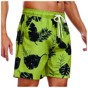 <b>Men</b> Sublimation Printing Shorts For Beach Straight Polyester Male Customized Swim <b>Trunks</b> Shorts Palm Tree Printed Design Shorts - Product Image 6