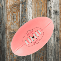 Mini ballon AFL de football australien promotionnel en PVC pour entraînement de football de style classique avec logo personnalisé