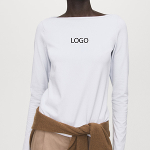 Service OEM : Conception de T-shirts à Manches Longues pour Femmes avec Logo Personnalisé, Matériaux de Haute Qualité, Conception de Logo Personnalisé 2026 - Product Image 1