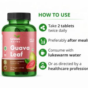 ยาเม็ดใบฝรั่งสกัดเข้มข้น สูตรสมุนไพรเพื่อสุขภาพ สดชื่น บรรจุภัณฑ์แบบเม็ด สำหรับส่งออกจำนวนมาก สั่งซื้อโดยตรงจากโรงงาน - Product Image 4