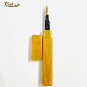 Custom Logo Eyelash Lash Tweezers Private Label Stainless Steel Straight Tweezers with Sustainable Tube Packing - Product Image 4