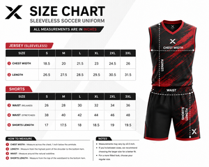 ชุดเสื้อฟุตบอล X Men แบบไม่มีแขน คอวี ผ้าโพลีเอสเตอร์พิมพ์ลายแบบ Sublimation ระบายเหงื่อได้ดี ชุดกีฬา รับผลิตแบบ OEM ODM - Product Image 6
