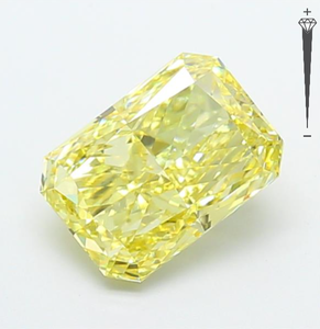Diamante Cultivado en Laboratorio con Certificación IGI, Corte Radiante de 3.01 CT, Color Amarillo Intenso Fantasía, Claridad VVS2, CVD LG 792674655, ROYAL GEMS PARA JOYERÍA - Product Image 4