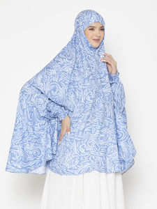 Women Muslim Fashion Traditional Scarves Shawls <b>Hijabs</b> Button Front Printed 100% <b>Viscose</b> Rayon Lightweight Breathable Daily Wear - Product Image 3