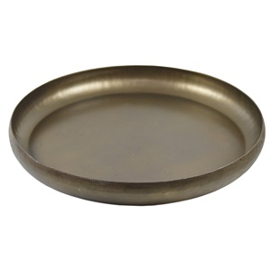 Bandeja de Servicio con Diseño Temático Pintado, Diseño Redondeado, Acabado de Primera Calidad y Diseño Metálico, Bandeja para Servir Alimentos y Bebidas, Diseño Múltiple y Decorativo - Product Image 5