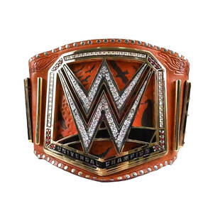 เข็มขัดแชมป์ WWE แบบยูนิเวอร์แซล ทำจากหนังสีส้ม - Product Image 2