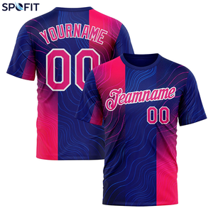 Maillot de football personnalisé 100% polyester, nom de l'équipe, numéro, logo, manches courtes, sublimation, uniforme de football - Product Image 5