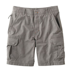 Men's Loose Cargo Pants Shorts 100% Cotton Casual Drawstring Knitted Cargo Shorts Summer Breathable Quick Dry Anti-wrinkle - Product Image 4