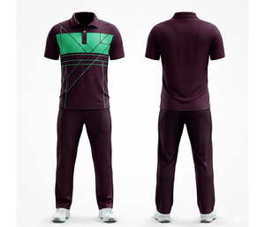 Uniforme de cricket sur mesure avec nom et numéro du joueur |   Vêtements de cricket pour hommes, femmes et jeunes, polo et pantalon, équipe complète - Product Image 2