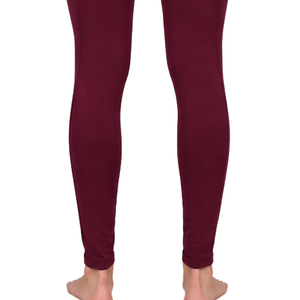 Pantalon d'équitation pour femme personnalisé, couleur bordeaux, taille haute, extensible, leggings d'équitation professionnels, culotte d'entraînement avec poche - Product Image 3