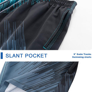Shorts de sport et de plage pour hommes sur mesure, taille haute, avec cordon de serrage, écologiques, séchage rapide, imprimés, en maille, vente en gros - Product Image 4