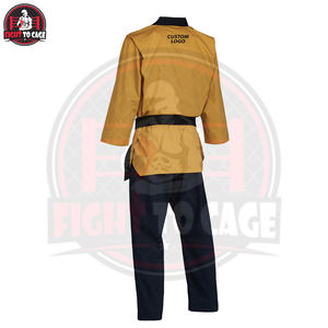 Uniforme de Taekwondo en couleur unie contrastée, nouvelle collection, grandes tailles, best-seller, créez vos propres combinaisons de Taekwondo - Product Image 3
