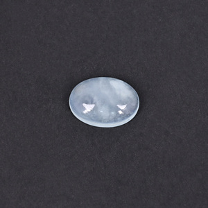 Aigue-marine naturelle 9,9 carats 17x12mm, forme cabochon ovale, pierre précieuse en vrac - Product Image 4