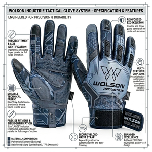 Guantes Deportivos de Dedo Completo Transpirables con Agarre Antideslizante para Entrenamiento, Fitness y Ejercicio - Product Image 3