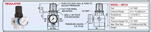 Régulateur de pression pneumatique Mercury MR04 0,5-10 Kgf/cm² - Product Image 4